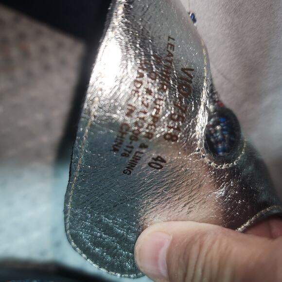 ALEGRIA EUC WOMENS EUR 40  US 9.5 DINAH LEATHER SLIPON SANDALS SHOES - Picture 6 of 10